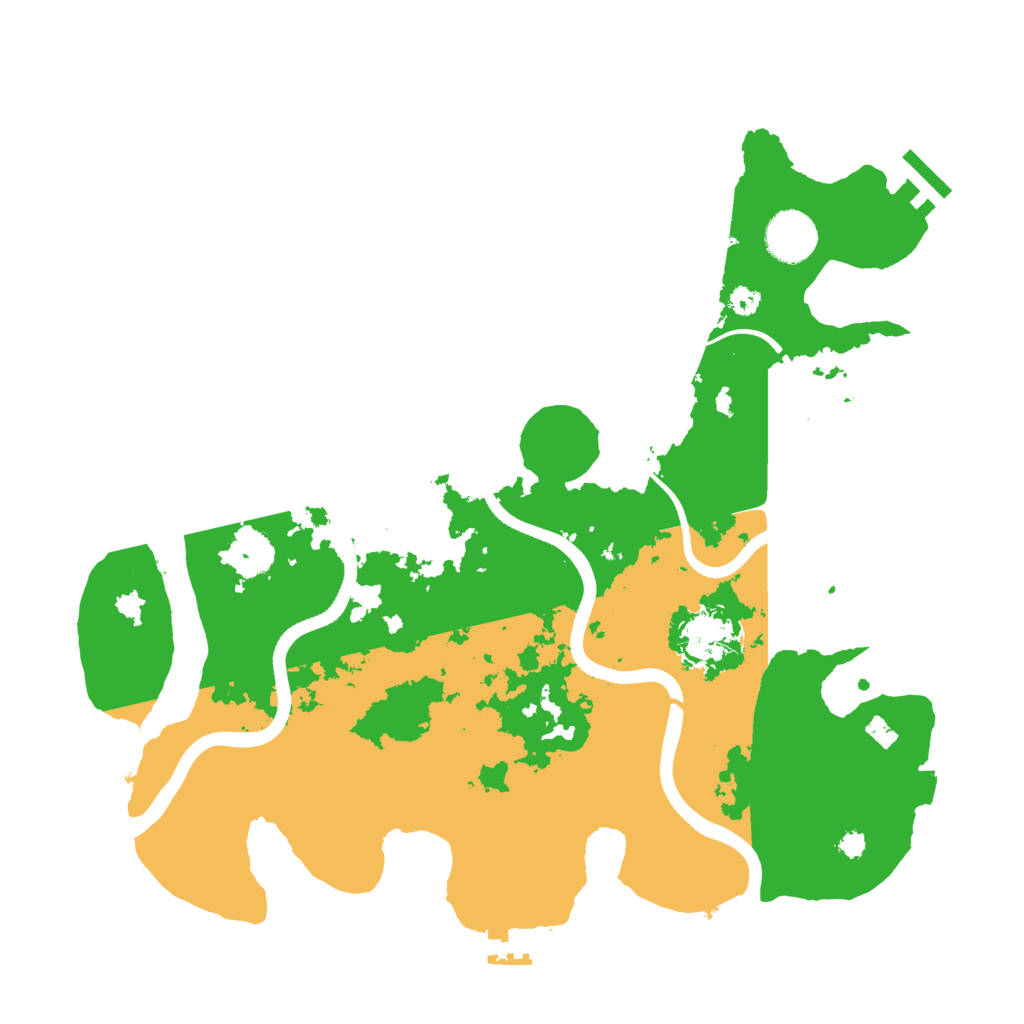 Biome Rust Map: Procedural Map, Size: 3500, Seed: 867043724