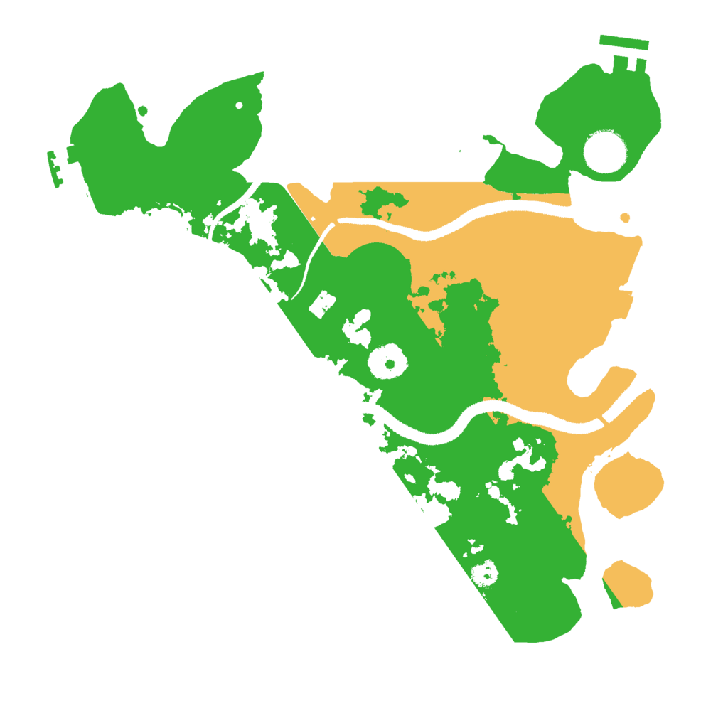 Biome Rust Map: Procedural Map, Size: 3000, Seed: 1553688922