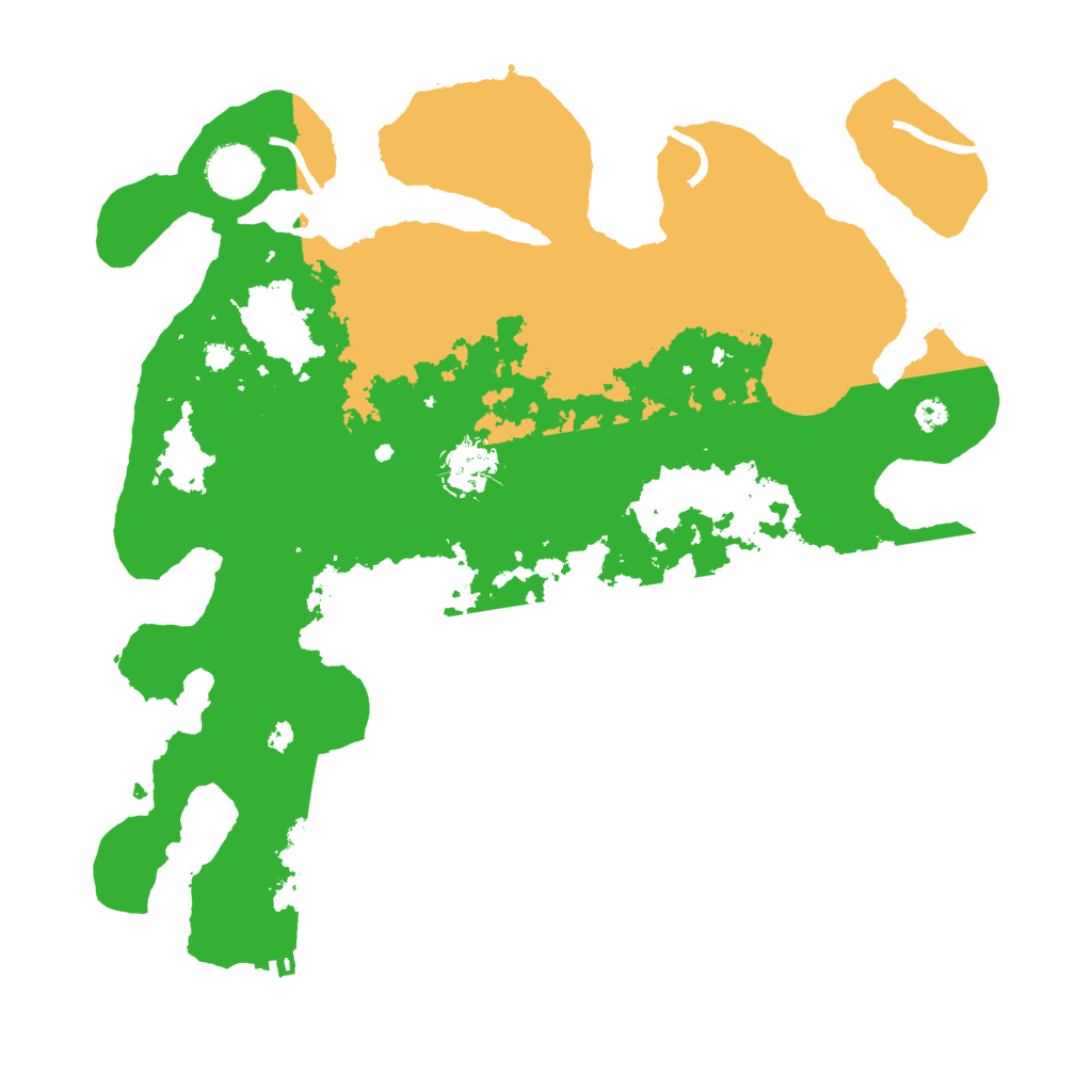 Biome Rust Map: Procedural Map, Size: 3500, Seed: 87660391