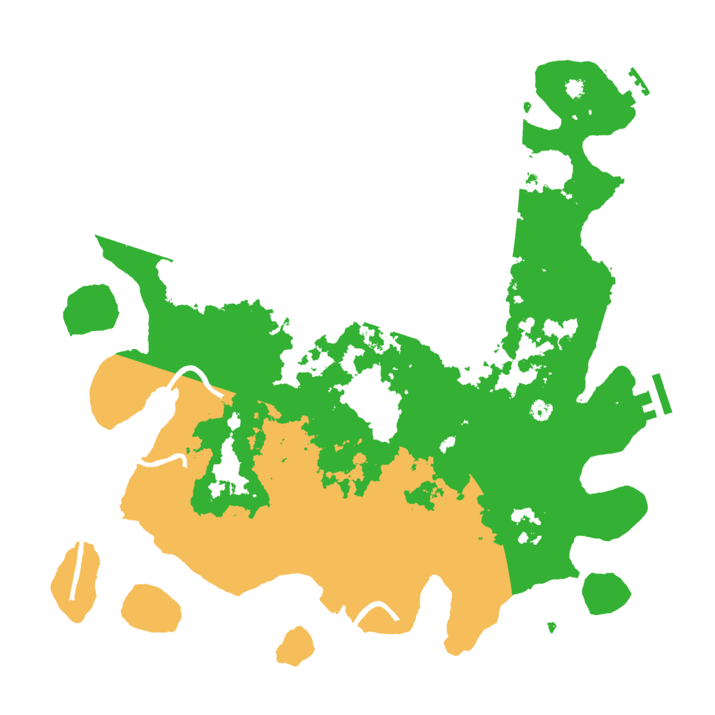Biome Rust Map: Procedural Map, Size: 3500, Seed: 178879216
