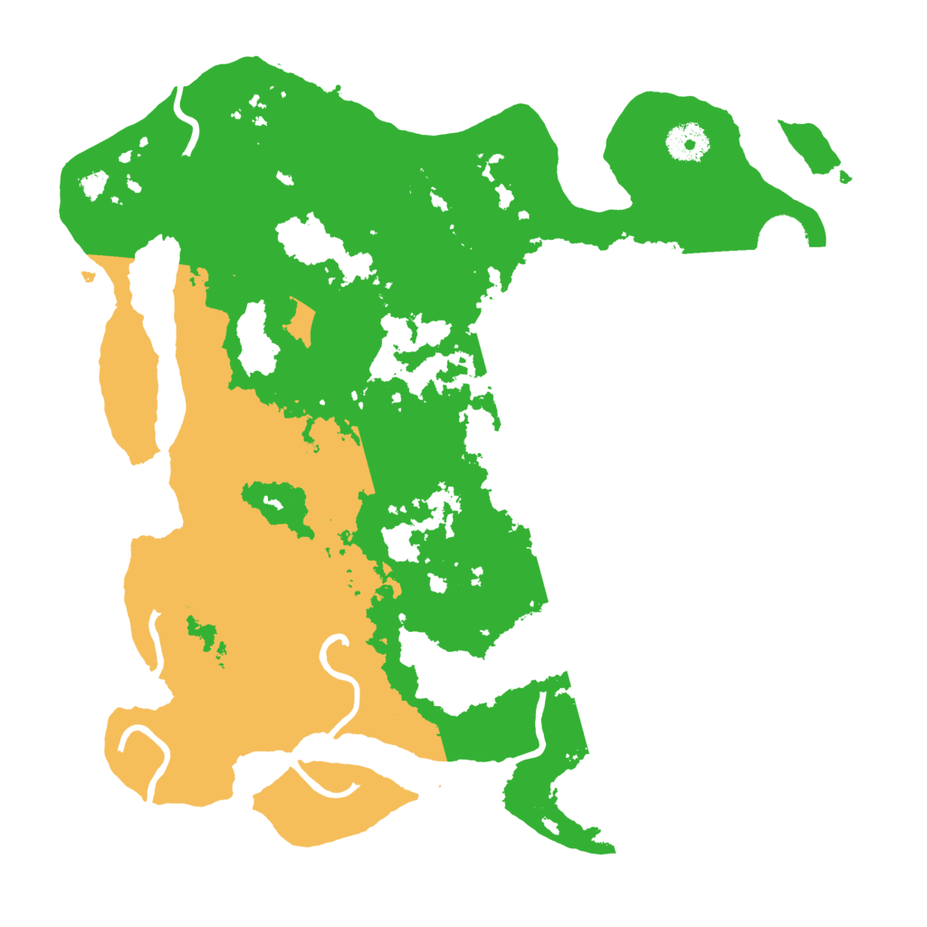 Biome Rust Map: Procedural Map, Size: 3500, Seed: 9459334