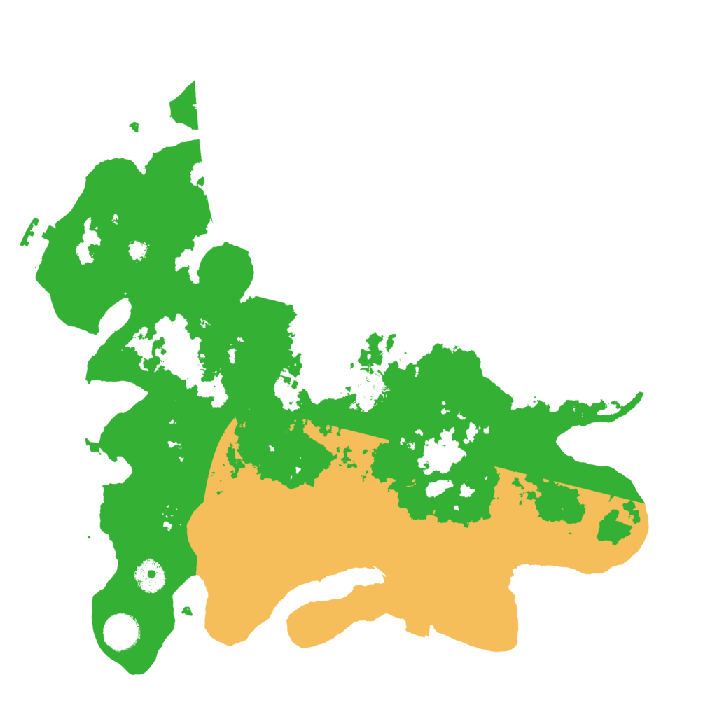 Biome Rust Map: Procedural Map, Size: 3500, Seed: 1984845770