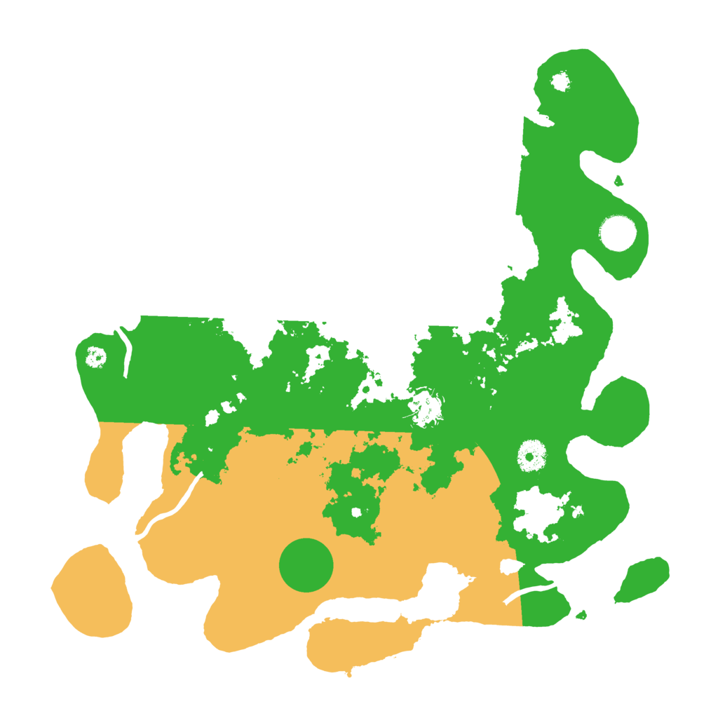 Biome Rust Map: Procedural Map, Size: 3500, Seed: 111218695