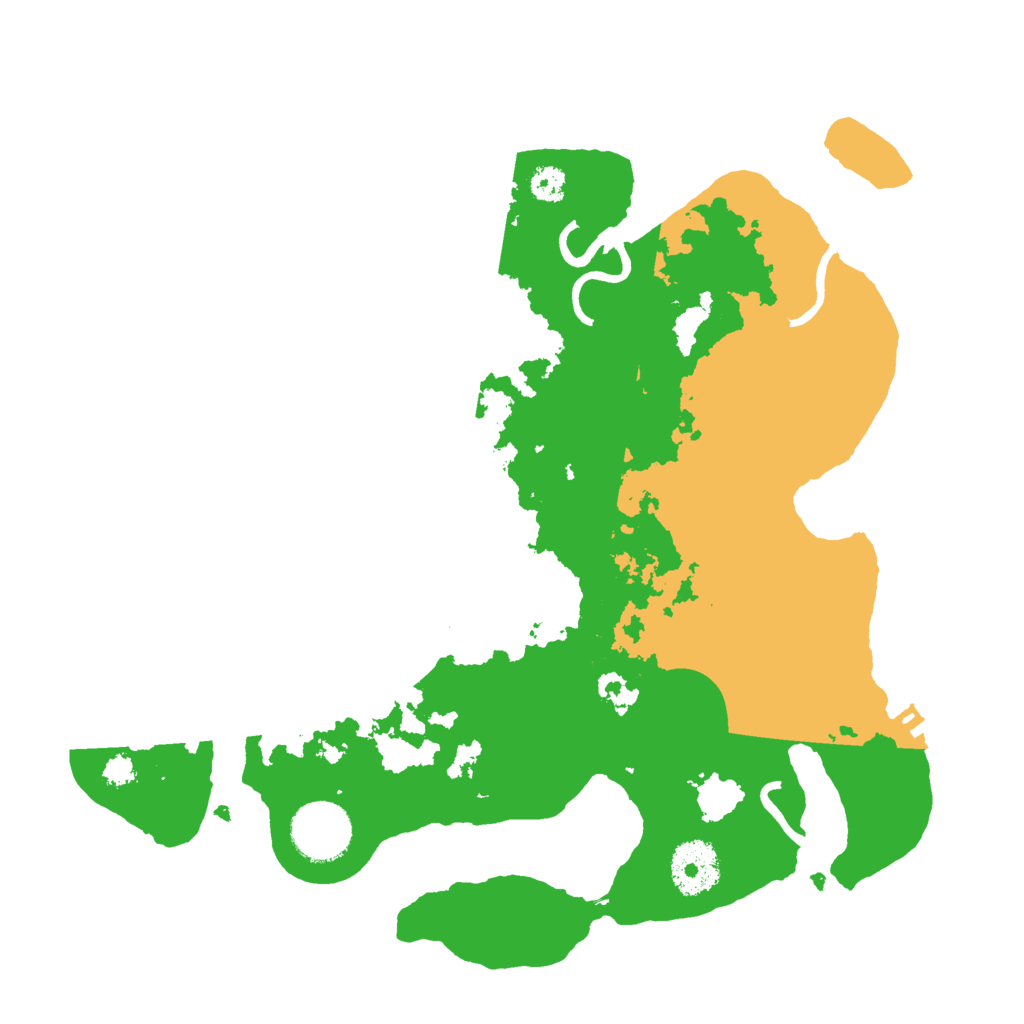 Biome Rust Map: Procedural Map, Size: 3000, Seed: 1203583310