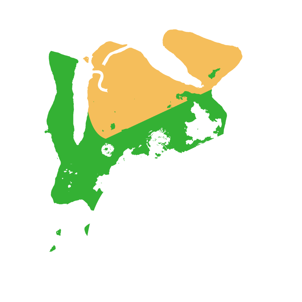 Biome Rust Map: Procedural Map, Size: 2500, Seed: 32545345