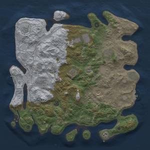 Thumbnail Rust Map: Procedural Map, Size: 4250, Seed: 1220191444, 18 Monuments