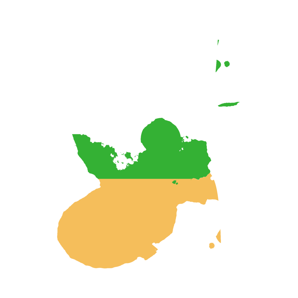 Biome Rust Map: Procedural Map, Size: 2100, Seed: 15