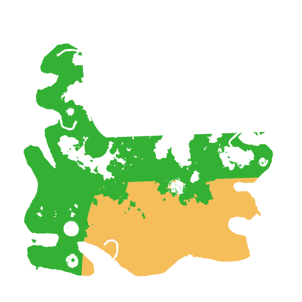 Biome Rust Map: Procedural Map, Size: 3500, Seed: 4432