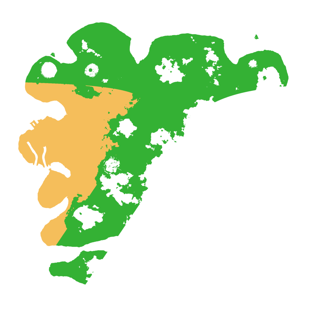Biome Rust Map: Procedural Map, Size: 3500, Seed: 36143696