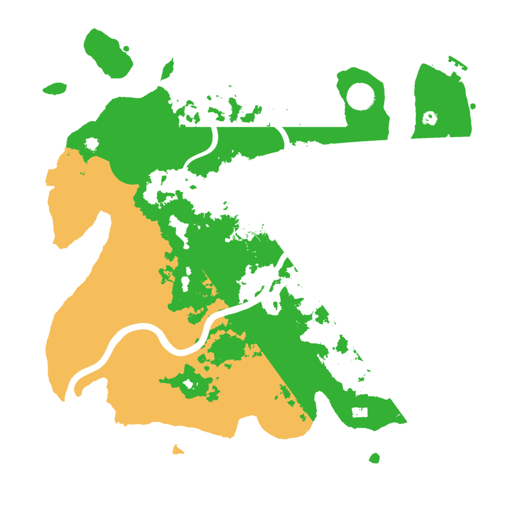 Biome Rust Map: Procedural Map, Size: 3500, Seed: 48984026