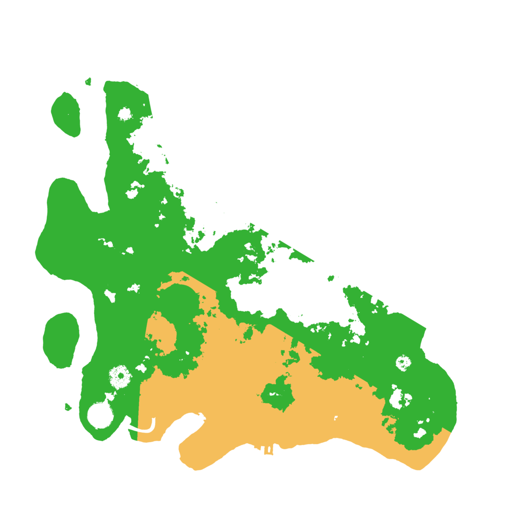 Biome Rust Map: Procedural Map, Size: 3500, Seed: 44941436