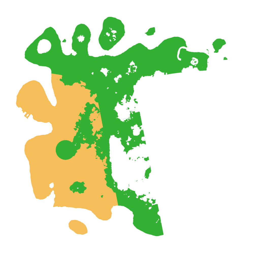 Biome Rust Map: Procedural Map, Size: 3500, Seed: 25606627