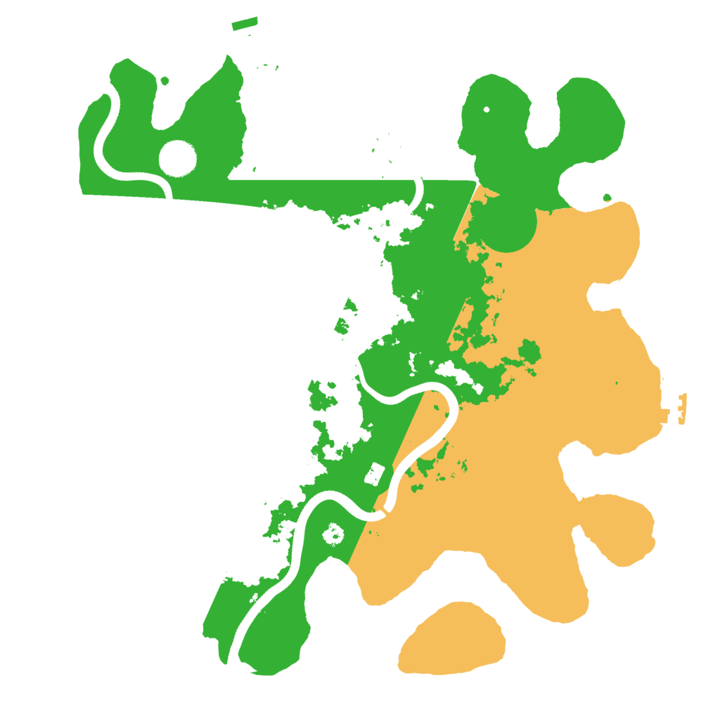 Biome Rust Map: Procedural Map, Size: 3500, Seed: 81596736