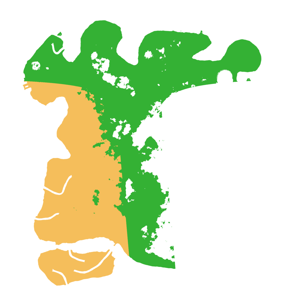 Biome Rust Map: Procedural Map, Size: 3500, Seed: 42360739