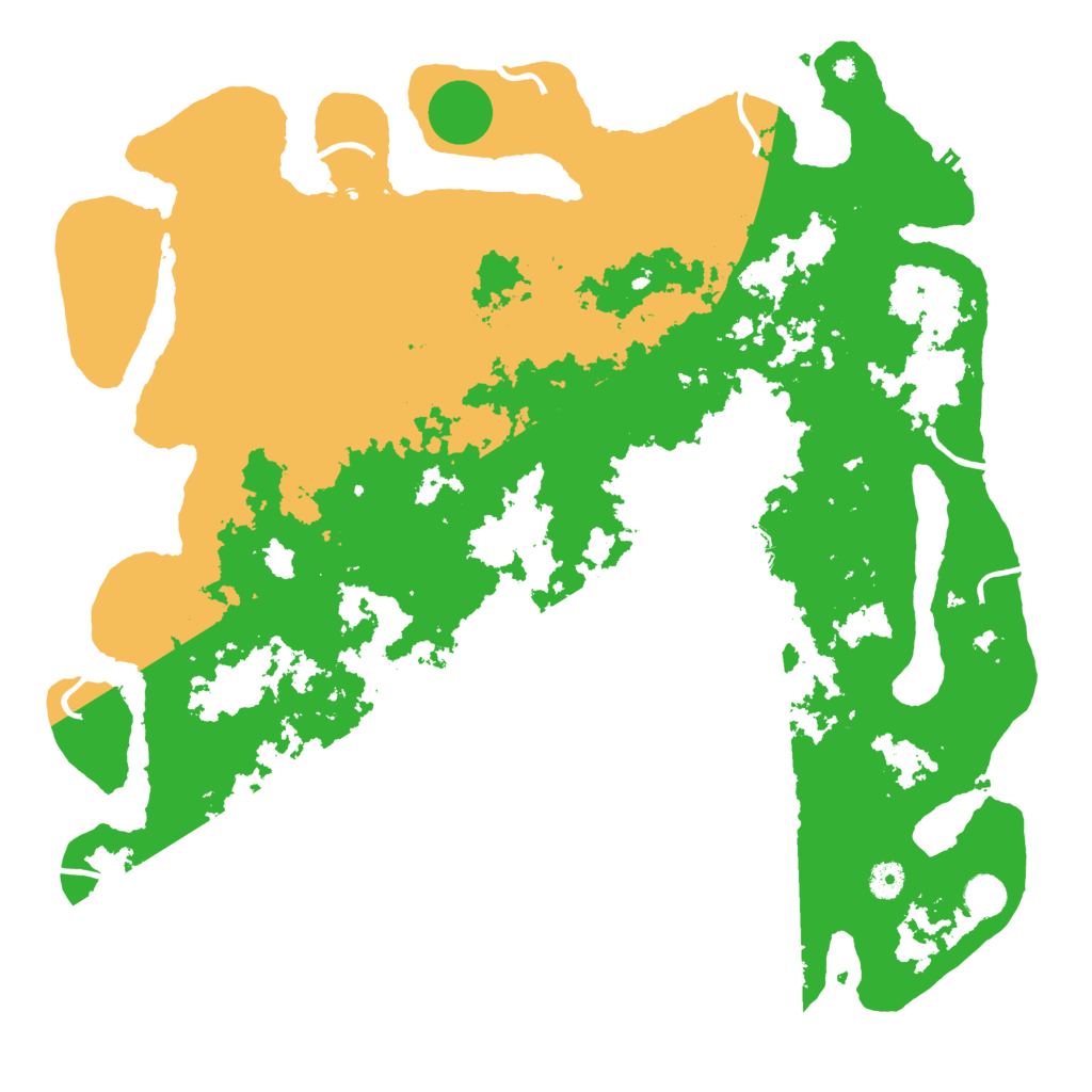 Biome Rust Map: Procedural Map, Size: 4500, Seed: 2364880
