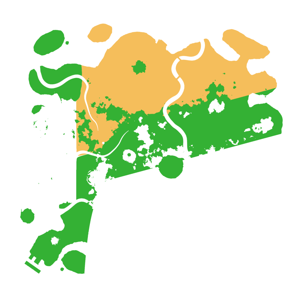 Biome Rust Map: Procedural Map, Size: 3500, Seed: 98568630