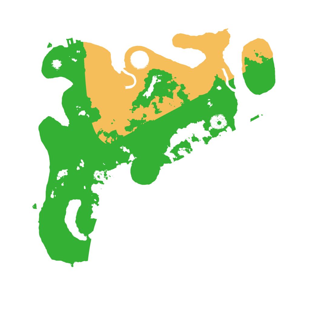 Biome Rust Map: Procedural Map, Size: 3000, Seed: 1999897076