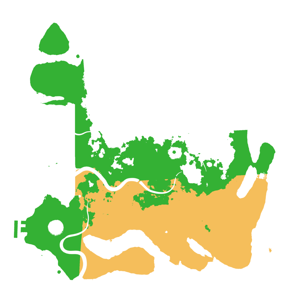 Biome Rust Map: Procedural Map, Size: 3500, Seed: 44873133