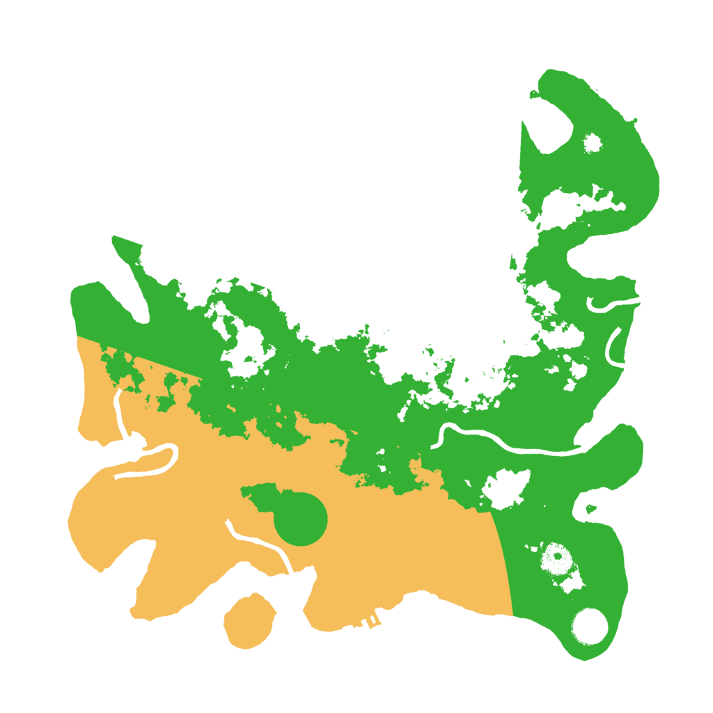 Biome Rust Map: Procedural Map, Size: 3500, Seed: 13680086