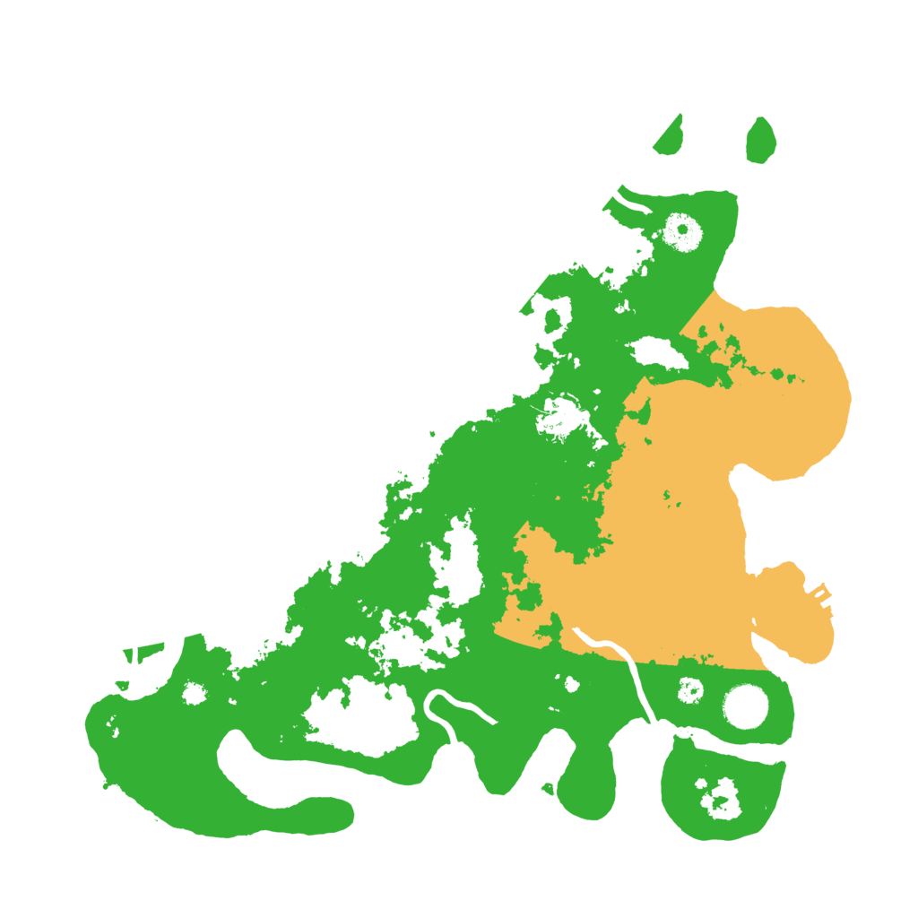 Biome Rust Map: Procedural Map, Size: 3600, Seed: 1868683669