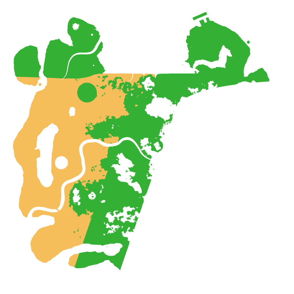 Biome Rust Map: Procedural Map, Size: 4000, Seed: 1592383315