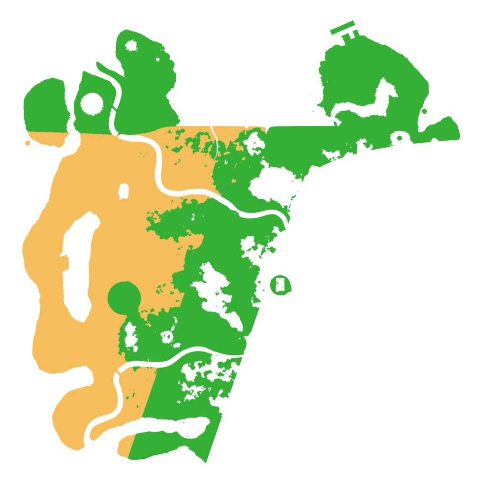 Biome Rust Map: Procedural Map, Size: 4000, Seed: 1592383315