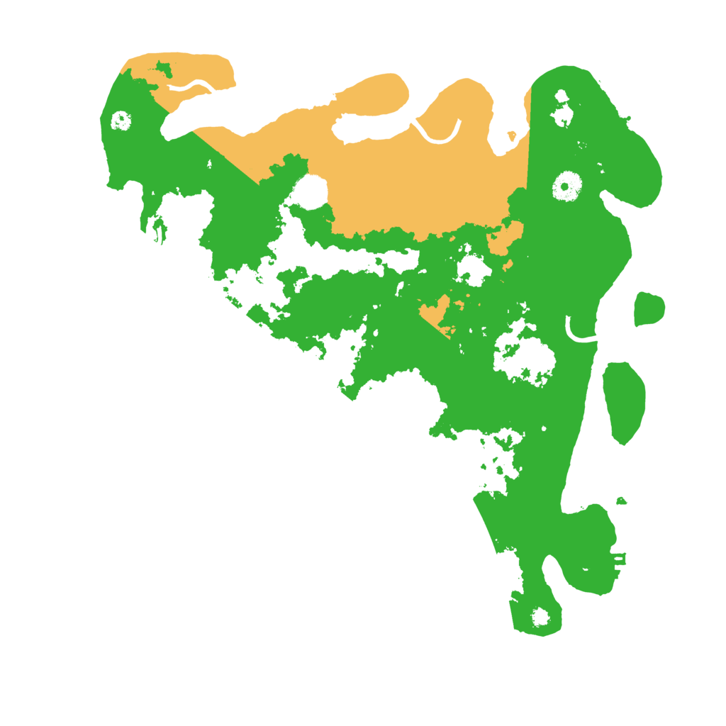 Biome Rust Map: Procedural Map, Size: 3700, Seed: 1500098134