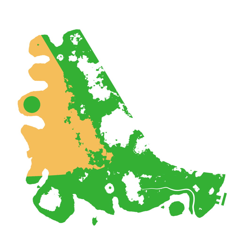 Biome Rust Map: Procedural Map, Size: 3800, Seed: 560777469