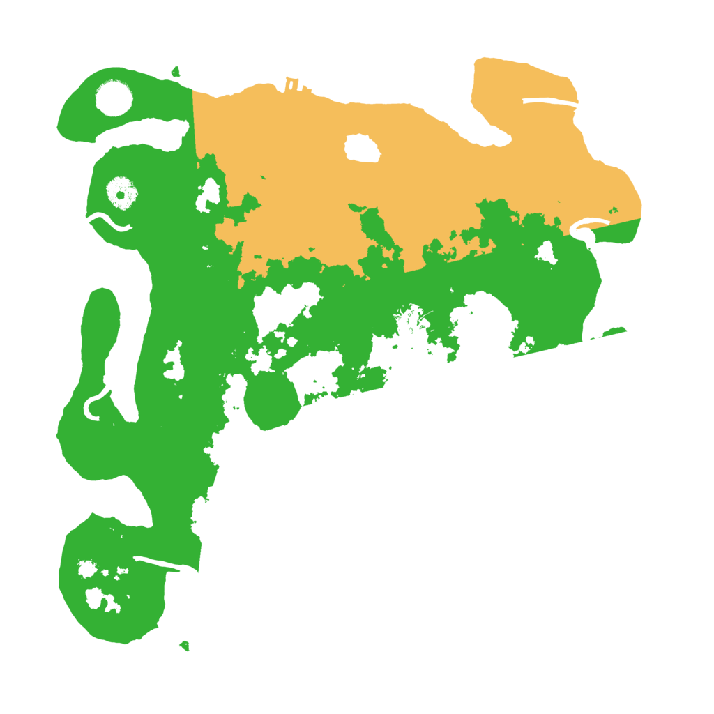 Biome Rust Map: Procedural Map, Size: 3500, Seed: 66027355