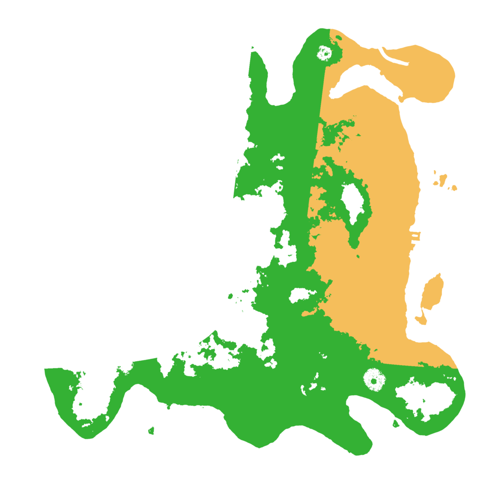Biome Rust Map: Procedural Map, Size: 3500, Seed: 35071966