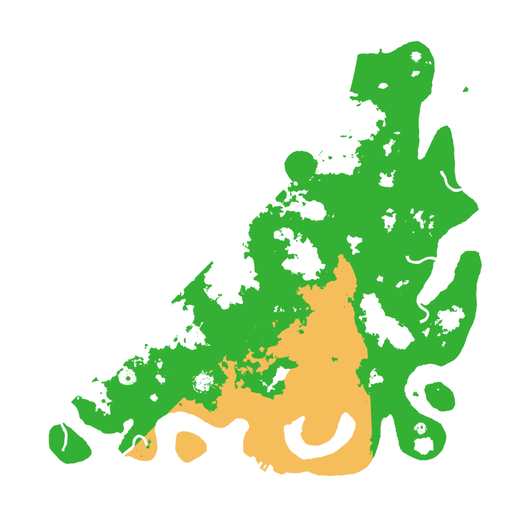 Biome Rust Map: Procedural Map, Size: 4500, Seed: 20121222
