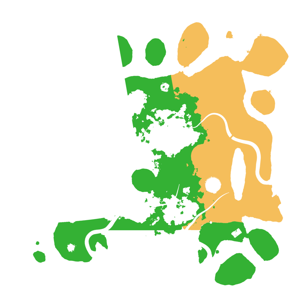 Biome Rust Map: Procedural Map, Size: 3500, Seed: 93435810