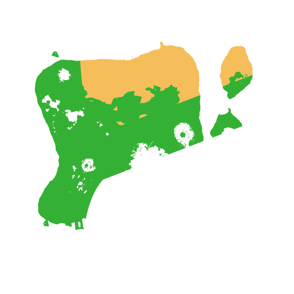 Biome Rust Map: Procedural Map, Size: 2200, Seed: 3337