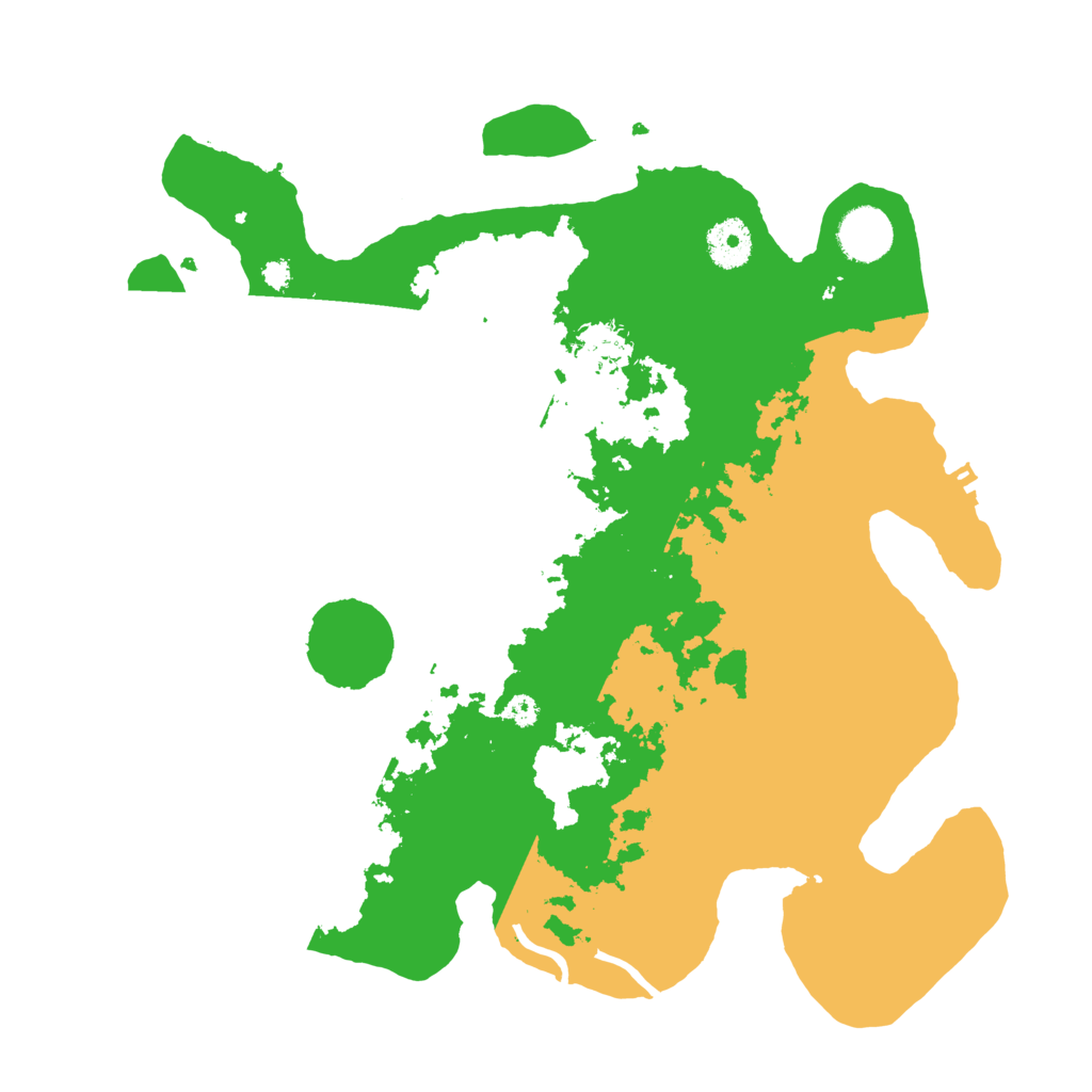 Biome Rust Map: Procedural Map, Size: 3500, Seed: 40039247