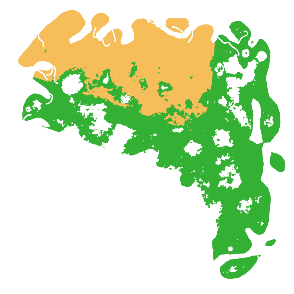 Biome Rust Map: Procedural Map, Size: 5500, Seed: 689777