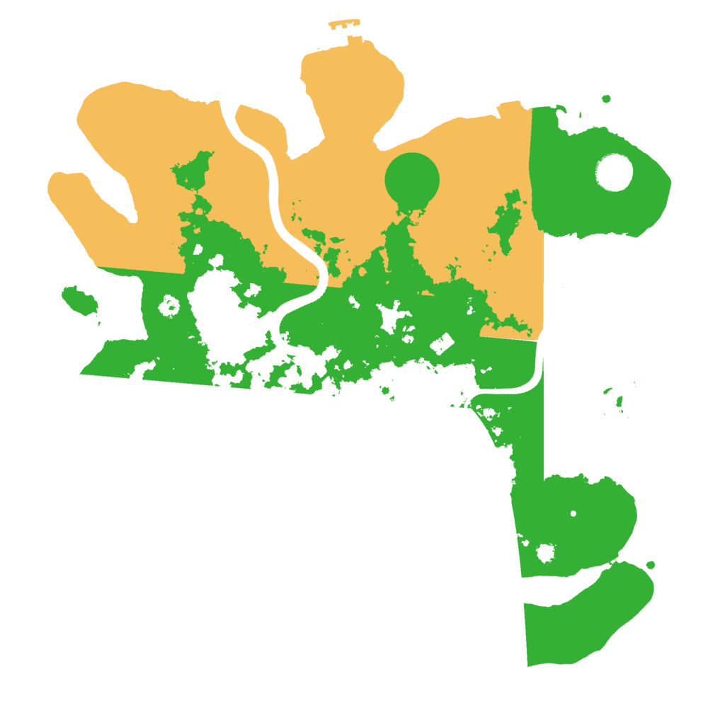 Biome Rust Map: Procedural Map, Size: 3500, Seed: 78353764
