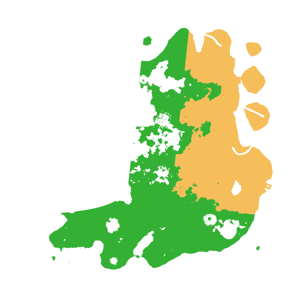 Biome Rust Map: Procedural Map, Size: 3500, Seed: 88979167