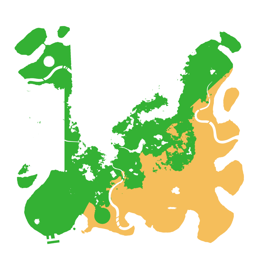 Biome Rust Map: Procedural Map, Size: 4250, Seed: 1980566095