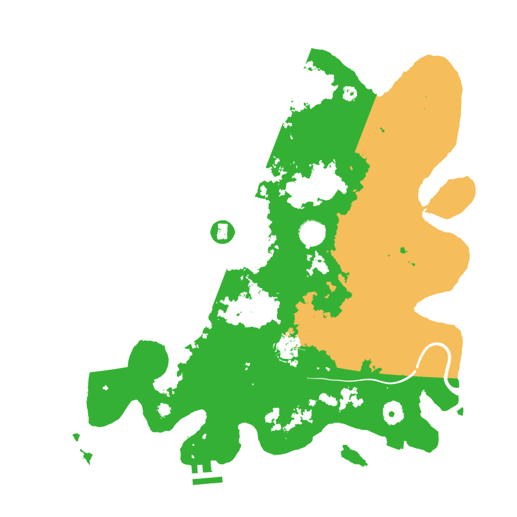Biome Rust Map: Procedural Map, Size: 3500, Seed: 1549959079
