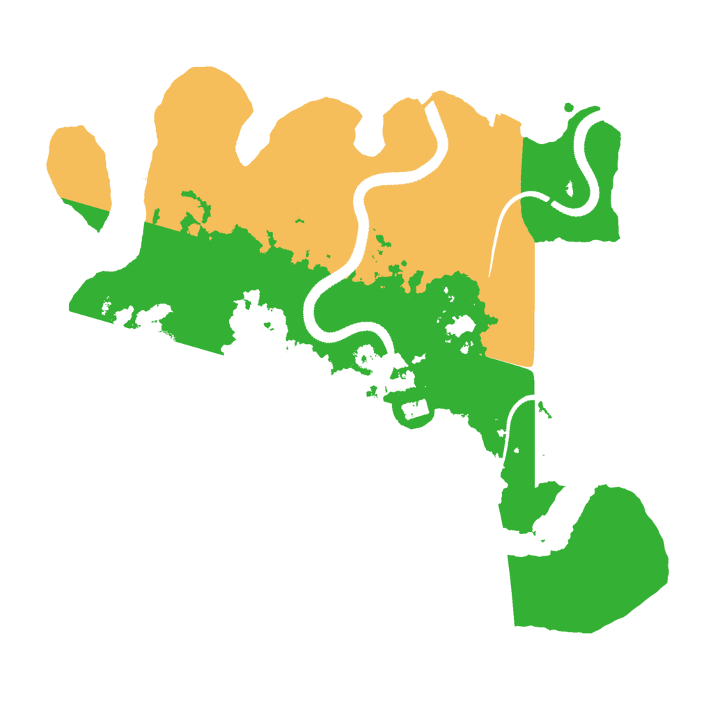 Biome Rust Map: Procedural Map, Size: 3050, Seed: 2147483647