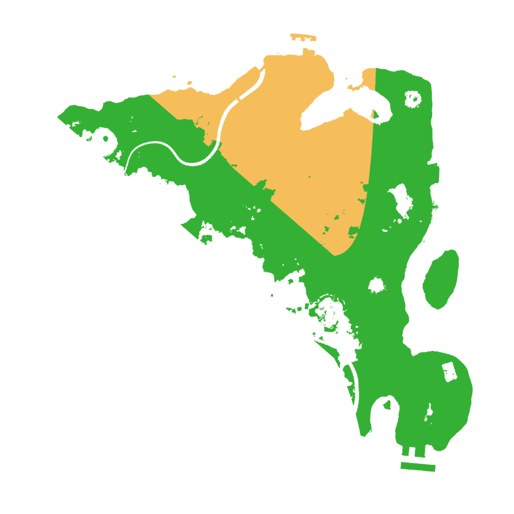 Biome Rust Map: Procedural Map, Size: 3000, Seed: 1005859747