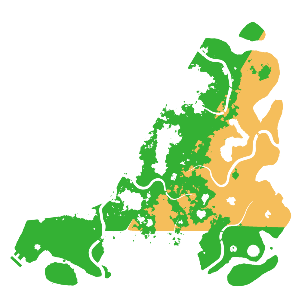 Biome Rust Map: Procedural Map, Size: 4500, Seed: 855090104