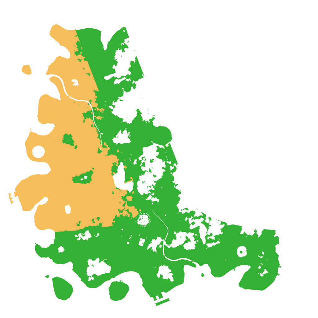 Biome Rust Map: Procedural Map, Size: 4500, Seed: 9281674