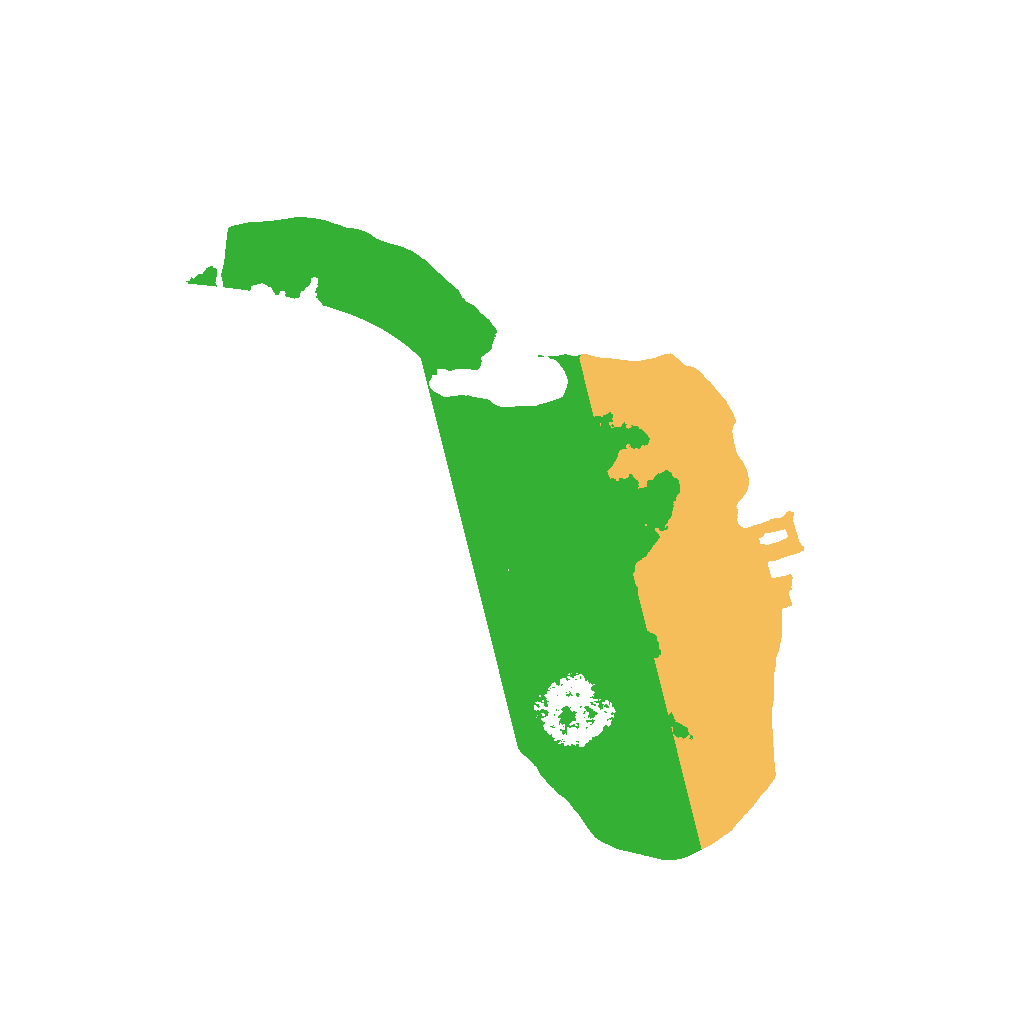 Biome Rust Map: Procedural Map, Size: 1500, Seed: 953345