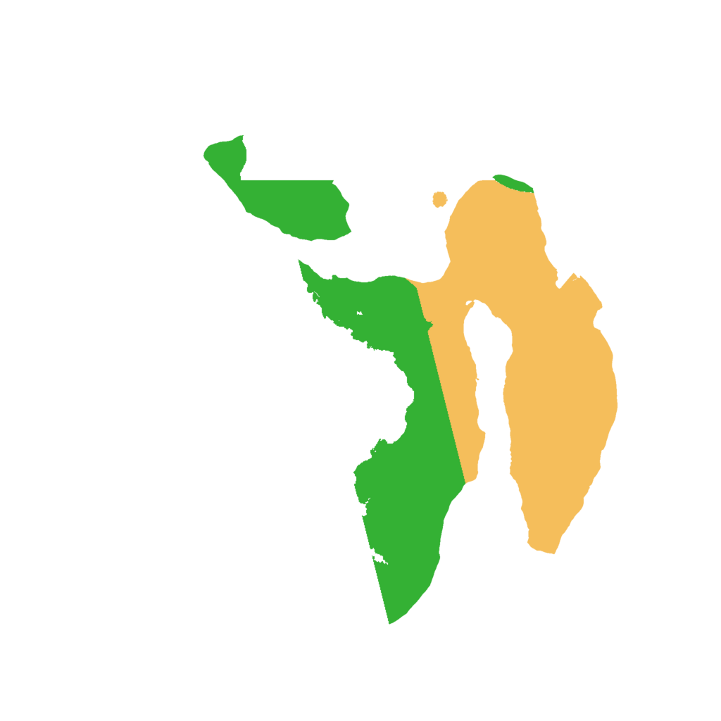 Biome Rust Map: Procedural Map, Size: 1900, Seed: 953345