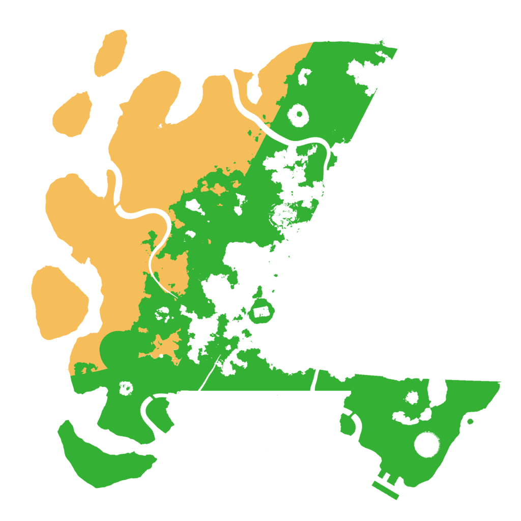 Biome Rust Map: Procedural Map, Size: 3650, Seed: 90019880
