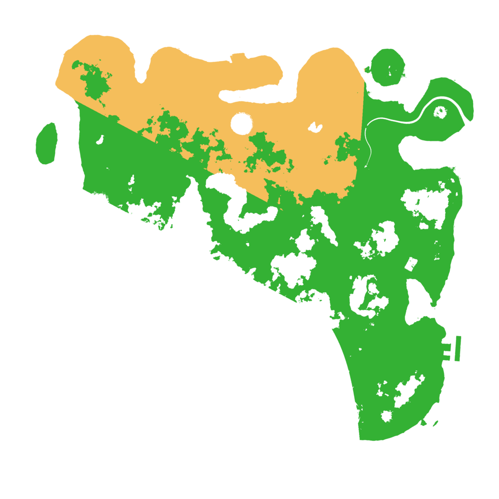 Biome Rust Map: Procedural Map, Size: 4000, Seed: 2020822457
