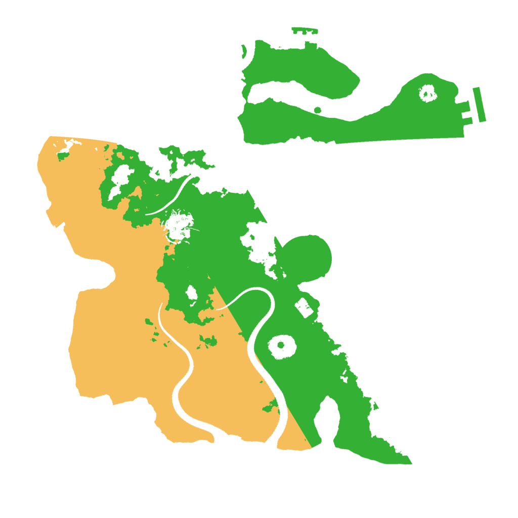 Biome Rust Map: Procedural Map, Size: 3000, Seed: 196317018