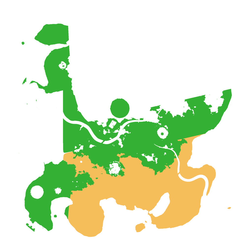 Biome Rust Map: Procedural Map, Size: 3500, Seed: 1868686669