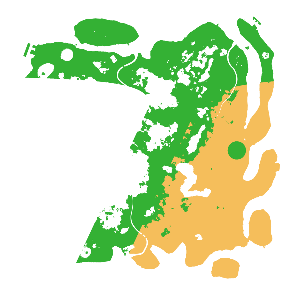 Biome Rust Map: Procedural Map, Size: 4250, Seed: 856548223